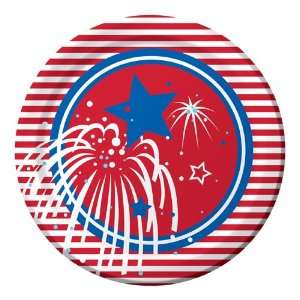  Patriotic Freedom Paper Luncheon Plates Health & Personal 