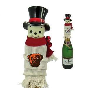Cleveland Browns Snowman Bottle Cover 
