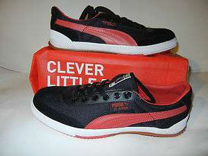 Puma TT Super CC Black / Ribbon Red Mens Shoes 351668 06 NEW WITH BOX 