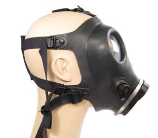 RUBBER INDUSTRIAL Black GASMASK Gas Mask Costume  