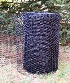 Rabbit/Groundhog Black Vinyl Coated Wire Fence 2X100  fencing 