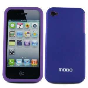  SILICON IPHONE 4 2IN1 PURPLE 7086 Cell Phones 