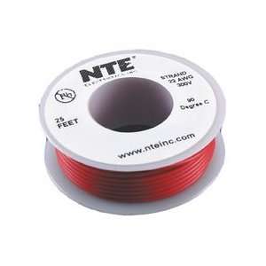  NTE Electronics WH22 02 25 HOOK UP WIRE 300VHU 25 FT 