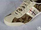 COACH Paxton 12CM Signature Tattersal Print Womens Sneakers Shoes New 