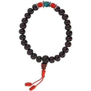  Rosewood Wrist Mala with Turquoise Accents Kitchen 
