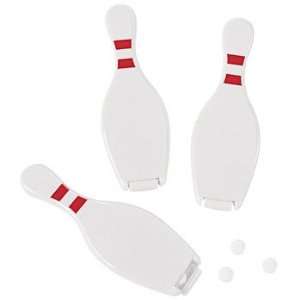 Bowling Pin Shaped Containers With Mints   Candy & Mints  