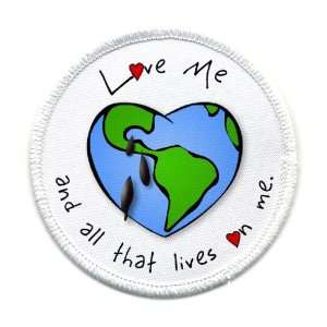  Creative Clam Love The Earth Bp Oil Spill 4 Inch Round Sew 