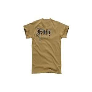  Faith Tshirt Med Khaki