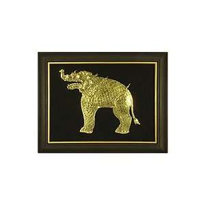 Engraved brass art, Kochasri, the Elephant Creature