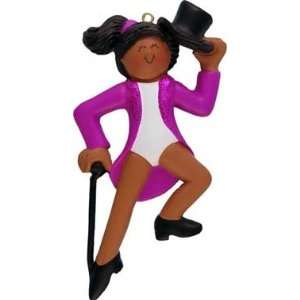  Africian American Tap Dancer Christmas Ornament Sports 