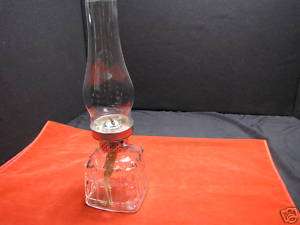 Vintage Oil Lamp Lamp Light Farms Glass Base  