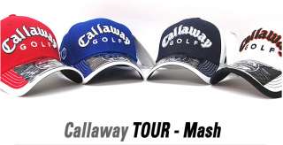   NEW Genuine CALLAWAY CG TOUR MESH ADJUSTABLE CAP HAT BLUE FT 5  