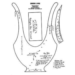  Greek Lyre Blueprint Musical Instruments