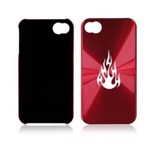   Rose Red A377 Aluminum Hard Back Case Flame Cell Phones & Accessories