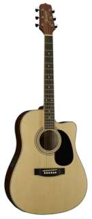   Dreadnought Acoustic Electric Guitar   Natural 736021196193  