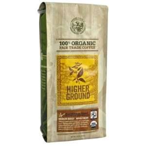 Higher Ground Roasters   Red Ribbon Blend Coffee Beans   12 oz  