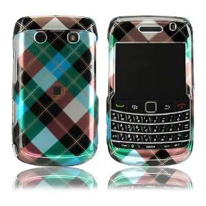   For Blackberry Bold 2 9700 Hard Case Ck Plaid Blue Brwn Electronics