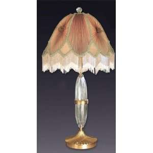  Crystalino Collection Fringed Shade Table Lamps