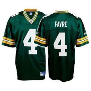 com Brett Favre Green Bay Packers Replica NFL Adult Team Color Jersey 