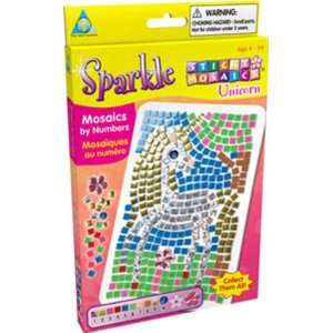  Sticky Mosaics Sparkle Unicorn Toys & Games
