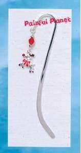 RUDOLPH** Silver Plated Charm Beaded Bookmark  