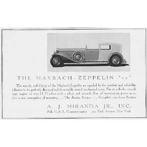  The Maybach Zeppelin Ad from January 1932