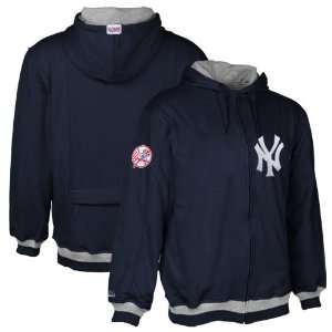 MLB Stitches New York Yankees Navy Blue Original Full Zip Hoodie 