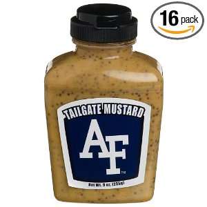Tailgate Mustard Air Force, 9 Ounce Jars (Pack of 16)  