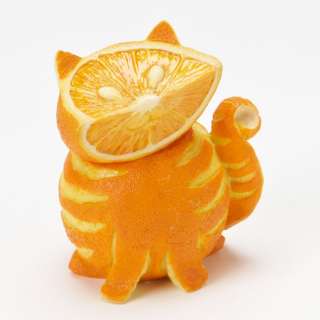 Enesco Home Grown Orange Tabby Cat Figurine  
