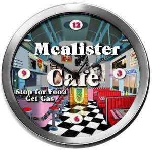  MCALISTER 14 Inch Cafe Metal Clock Quartz Movement 