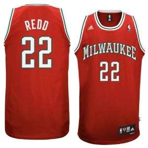  Michael Redd Bucks Red NBA Replica Jersey ( sz. M, Red  Redd 