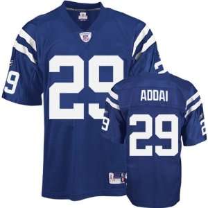  Joseph Addai Blue Reebok NFL Premier Indianapolis Colts 
