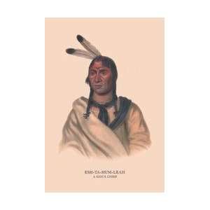  Esh Ta Hum Leah (A Sioux Chief) 20x30 poster