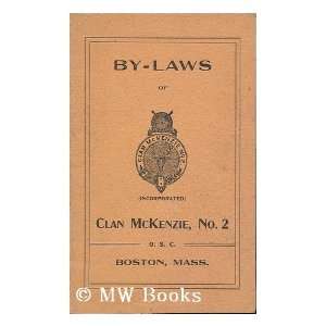  By Laws of Clan McKenzie No. 2 Books