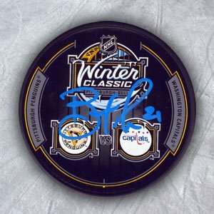  BROOKS LAICH Capitals SIGNED 2011 Winter Classic Puck 