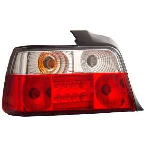  1992 1998 Bmw 3 series E36 4 Dr Led Tail Lights Red/clear 