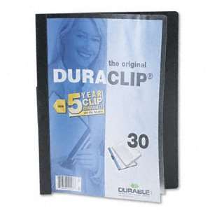    Vinyl DuraClip Report Cover w/Clip Letter Holds 443594 Electronics