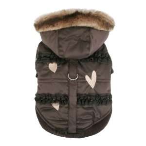   New York Innocence Winter Coat for Dogs, Large, Brown