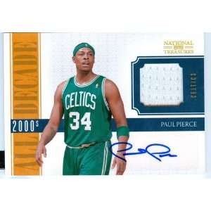  2011 Playoff National Treasures Authentic Paul Pierce 