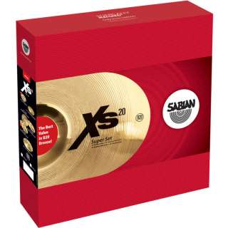Sabian Xs20 Super Cymbal Box Set Brilliant   XS5007SB  