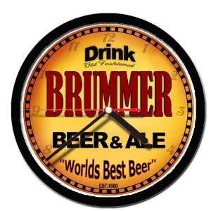  BRUMMER beer and ale cerveza wall clock 