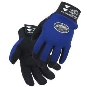   99PLUS BLUE Reinforced Snug Fitting Gloves   Synt
