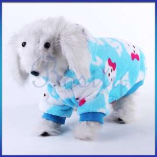 Pet Dog Puppy Hoodie Coat Warm Hooded Clothes Apparel Winter Summer 