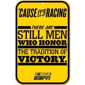  Wincraft Espn Cause Its Racing 11X17 Sign Sports 