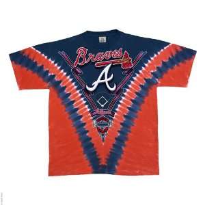  Atlanta Braves V Tie Dye T shirt