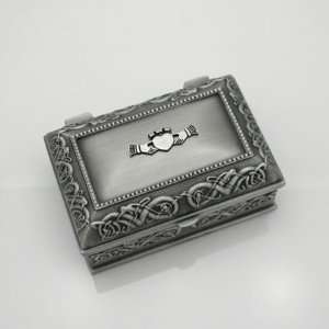   Jewelry Box with Celtic Knots   Pewter   Made in Ireland Everything