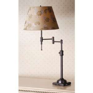  State Street Swing Arm Table Lamp with Carla Shade in 