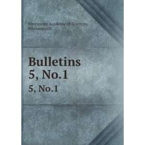  Bulletins. 5, No.1 Minneapolis Minnesota Academy of 