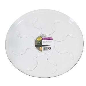  12 Inch Heavy Duty Clear Plant Saucer  2 Pack Kitchen 