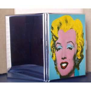   Cigarette Case ID Holder Wallet Marilyn Monroe Blue